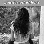 caught wanking outdoors