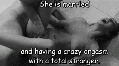 Gifs Cheating hotwife caption: She is married and having a crazy orgasm with a total stranger.mmiha Brunette Reaching Orgasm With Her Horny Partner