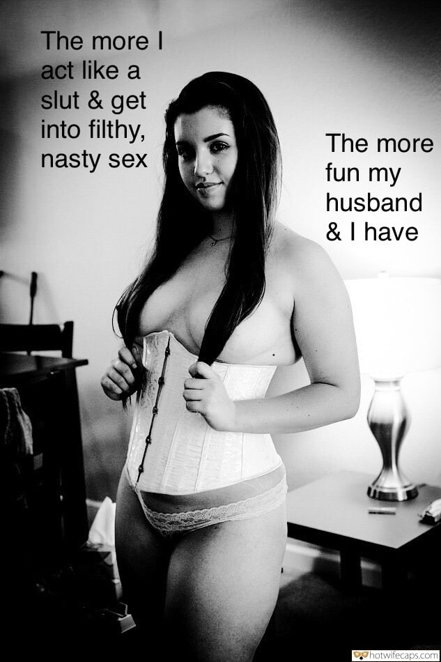 Sexy Memes Challenges and Rules  hotwife caption: The more I act like a slut & get into filthy, nasty sex The more fun my husband & I have Thick Brunette Covering Tits With Her Long Hair