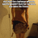 Seductive Dark Haired Wife Strips Her Skirt Off