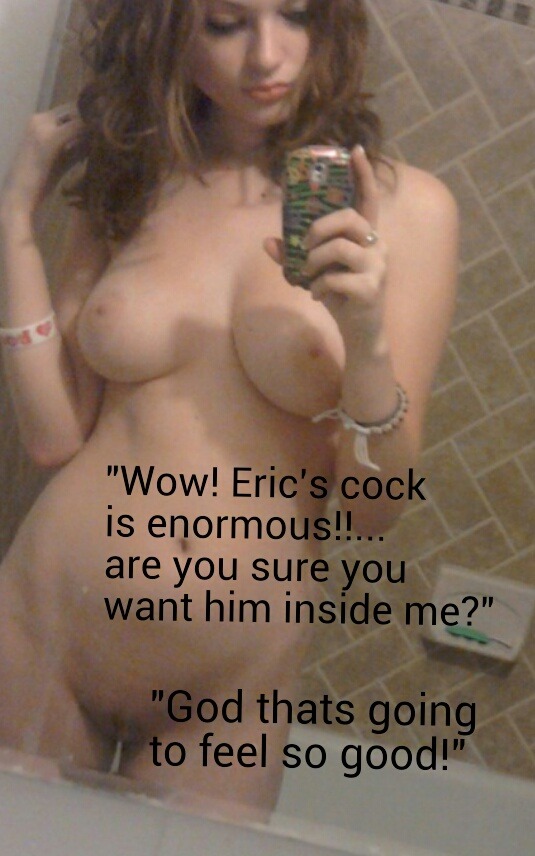 too big dirty talk  hotwife caption I am asking you one more time! 