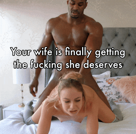 It's too big Gifs Bull Bigger Cock BBC hotwife caption: Your wife is finally getting the fucking she deserves beautiful blowjob gif big penis mother and son mom fucks sons friend gif captioned muscle cuckquean captions Big Muscle Black Man Fucking Shit Out White Wife