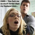 O Face of Blonde GF When Real Man Fucks Her