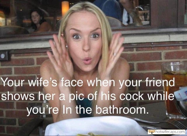 No Panties It's too big Friends Bigger Cock hotwife caption: Your wife’s face when your friend shows her a pic of his cock while you’re In the bathroom. hoteife size queen captions hotwife captions cheat imgur Hotwife creampie pics size queen captions tumbex sizequeen cuck caption wife is a cock...