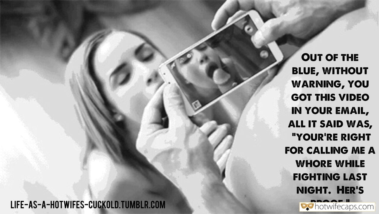 Blowjob, Cheating Hotwife Caption №117079 Proof that your wife is a filthy whore image