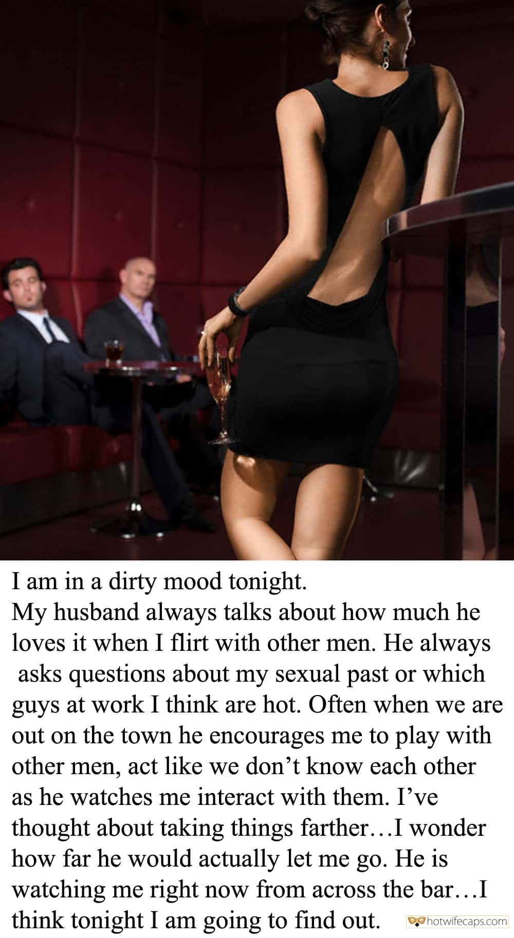 Cuckold Stories, Sexy Memes Hotwife Caption №149025 Thrill of flirting with other men in front of husband