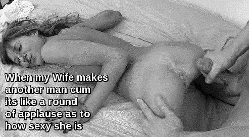 Gifs Cum Slut Creampie hotwife caption: When my Wife makes another man cum its like a round of applause as to how sexy she is man cums hard in hotwife