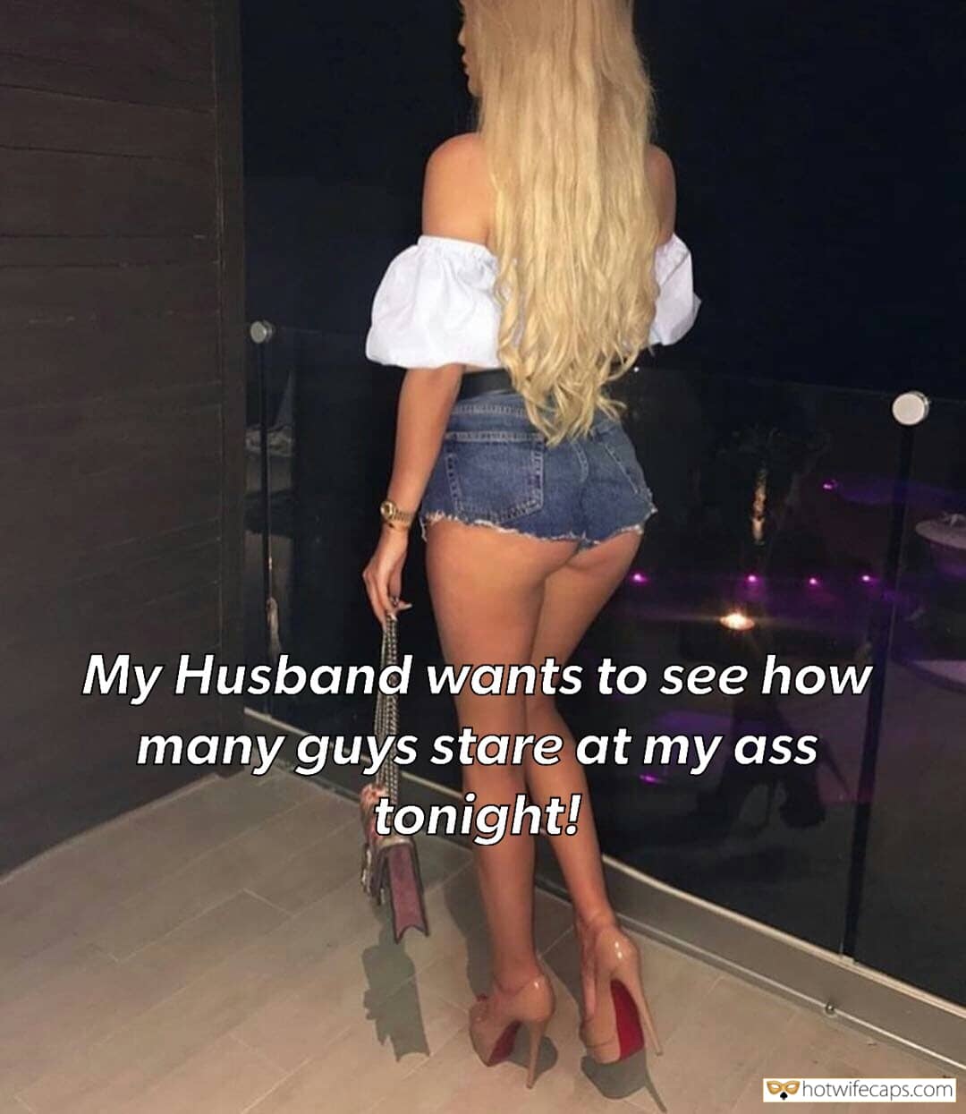 Curvy Trannys Sucked Porn Captions - My Favorite Hotwife Caption â„–558926: Allow other man to grab them too