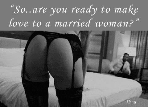 My Favorite hotwife caption: “So..are you ready to make love to a married woman?” Bitch Girl Wearing Sexy Lingere on Bed