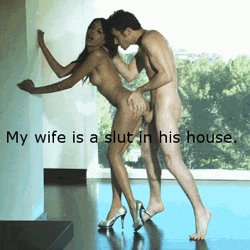My Favorite hotwife caption: My wife is a slut in his house. Have You Tried Fucking Wife Like This