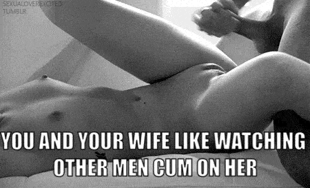cuckold gifs hotwife caption Sanitize her body with thick cum