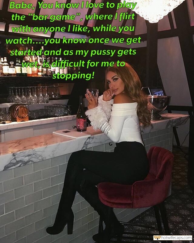 Restaurant Porn Captions - Sexy Memes Hotwife Caption â„–560485: She literallly craves to go to bar