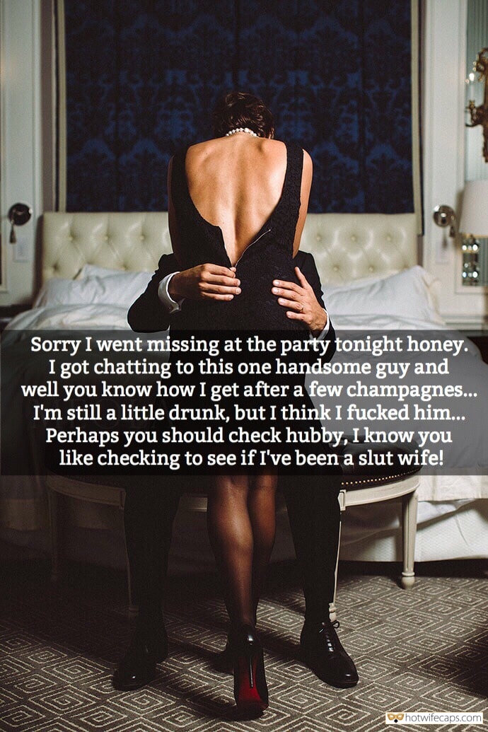 Sexy Memes Hotwife Caption №560662 Slut wife telling her party fuck story picture