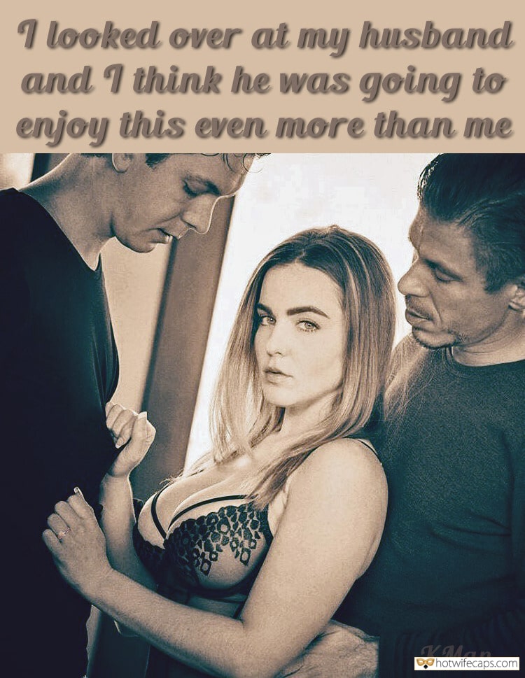 Sexy Memes Hotwife Caption â„–560893: Threesome for wife exlcuding husband
