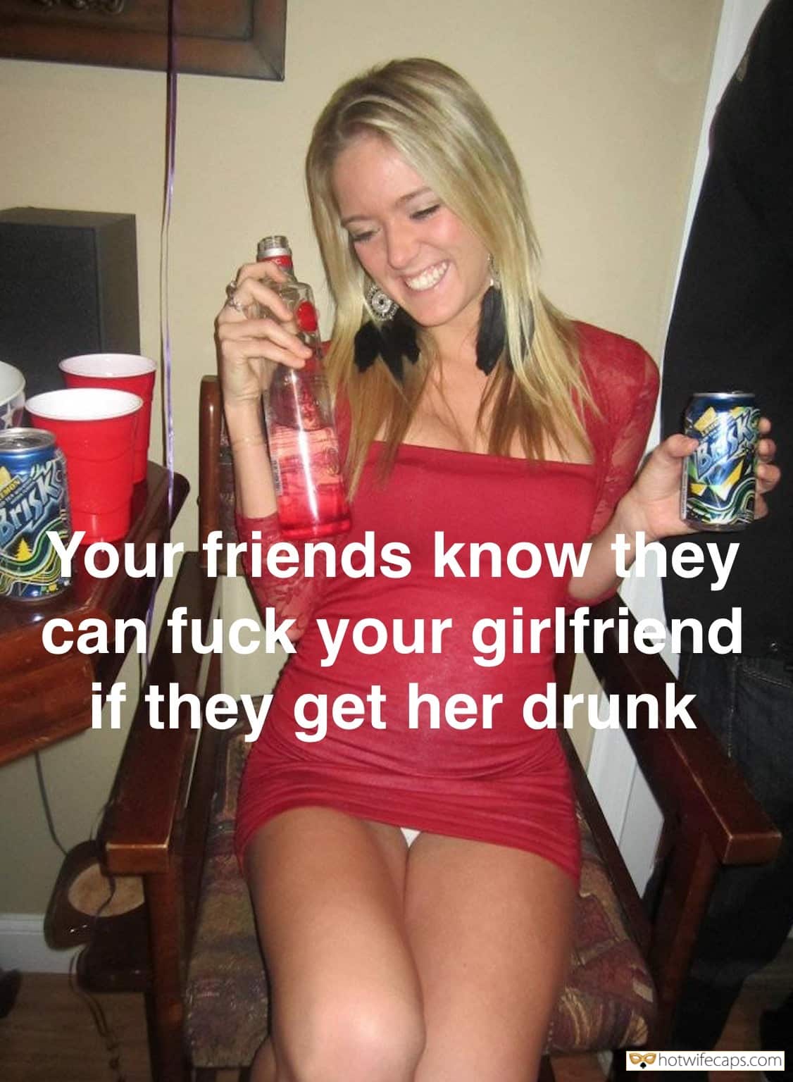 drunk wife fucking friend captions