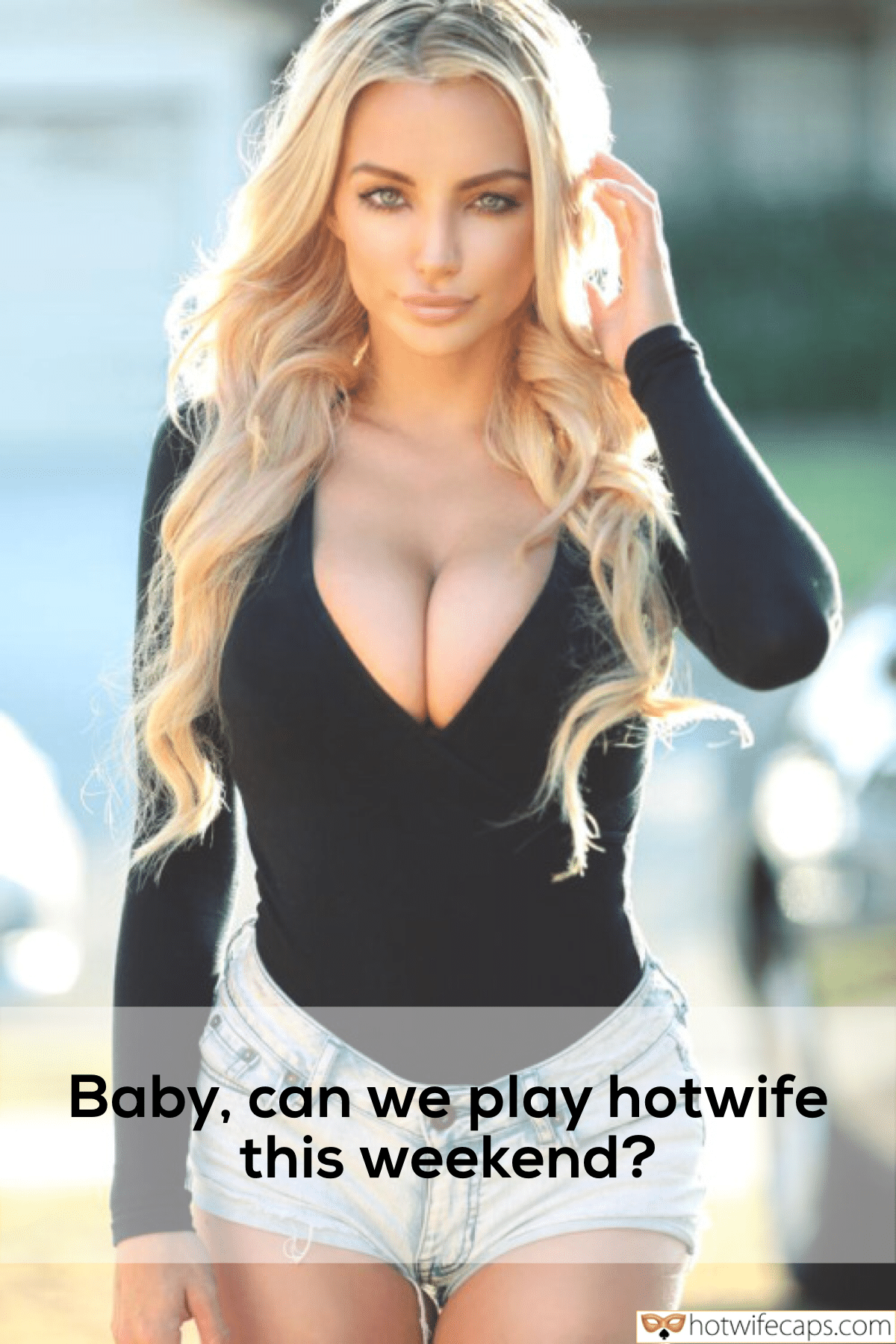 Cheating, Sexy Memes Hotwife Caption №562150: blonde barbie girl wants to  be naughty