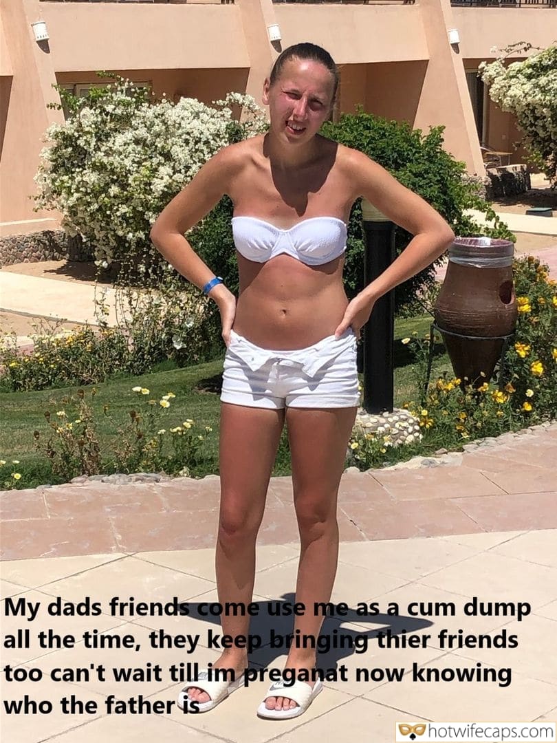 Cheating, Creampie, Dirty Talk, Friends, Group Sex, Impregnation, Sexy Memes Hotwife Caption №562048 Daddys girl is a filthy cum slut