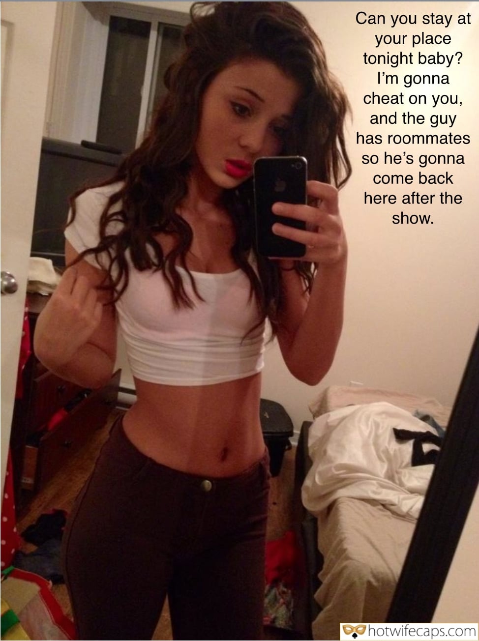 Cheating, Friends, Group Sex, Sexy Memes, Threesome Hotwife Caption №563719 slender beauty with small tits pic image