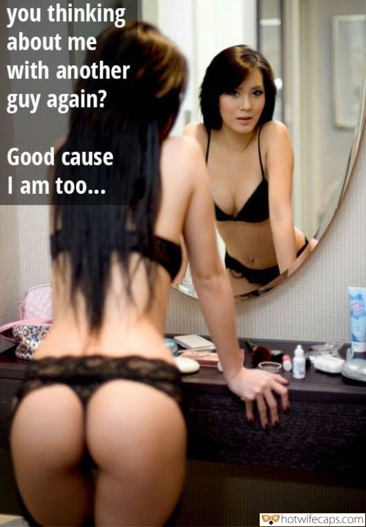 Asian Boss Captions - Anal, Cheating, Cuckold Cleanup, Sexy Memes Hotwife Caption â„–564337: asian  woman in underwear admires her reflection