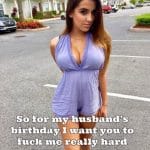 birthday blowjob caption