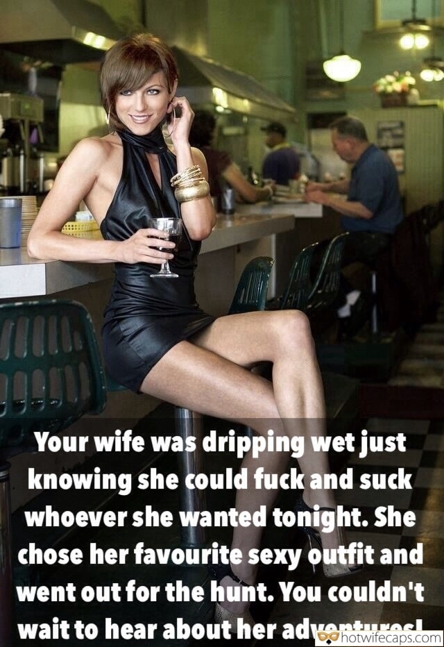Sexy Milf Memes - Blowjob, Cheating, Cuckold Cleanup, Sexy Memes Hotwife Caption â„–565131:  happy milf on date night