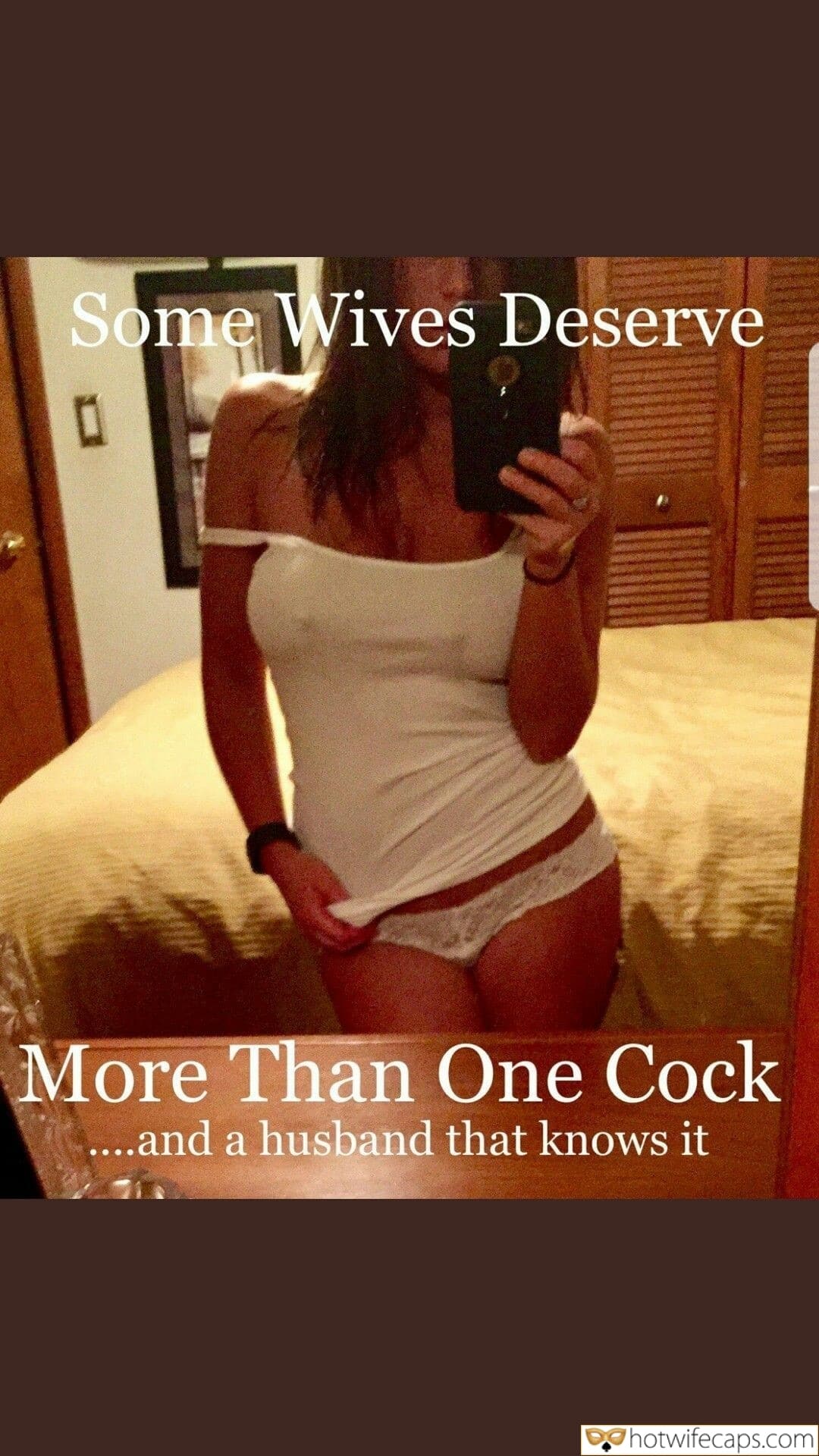 Bigger Cock, Cuckold Cleanup, Group Sex, Sexy Memes Hotwife Caption №565149 horny wifes tits at home image