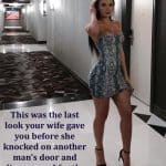Blonde Brunettes in a Tight Dress in Hotel