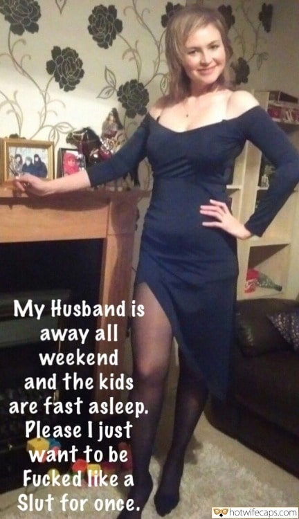 Sexy Memes Cum Slut Cuckold Cleanup Cheating Bully Bull Boss hotwife caption: My Husband is away all weekend and the kids are fast asleep. Please I just want to be Fucked like a Slut for once. Hw Is Ready to Receive Guests