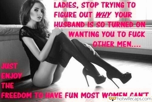 Bull, Bully, Cheating, Cuckold Cleanup Hotwife Caption №567966 sexy hot wife in high heels image