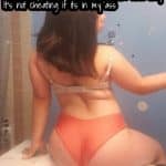 Wife Belfie by the Pool – Her Ass Spread by Thong Bikini Attracts a Lot of Males