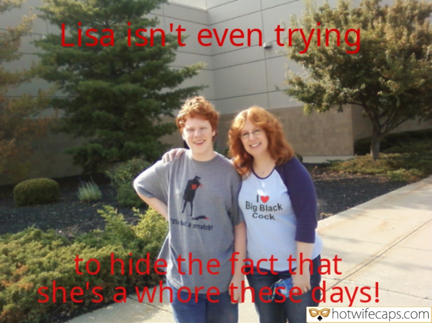 Submitted by Users 🔥 Sexy Memes Cum Slut Blowjob Bigger Cock BBC hotwife caption: mom isn’t even trying to hide the fact that she’s a whore these days! mature sex caption mom porn captions Red-Haired Mom Loves Big Cocks