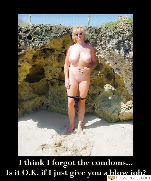 Wife Sharing Vacation Submitted by Users 🔥 No Panties Humiliation Getting Ready Flashing Bottomless hotwife caption: I think I forgot the condoms… Is it O.K. if I just give you a blow job? MILF Relaxing on the Beach 100% Naked