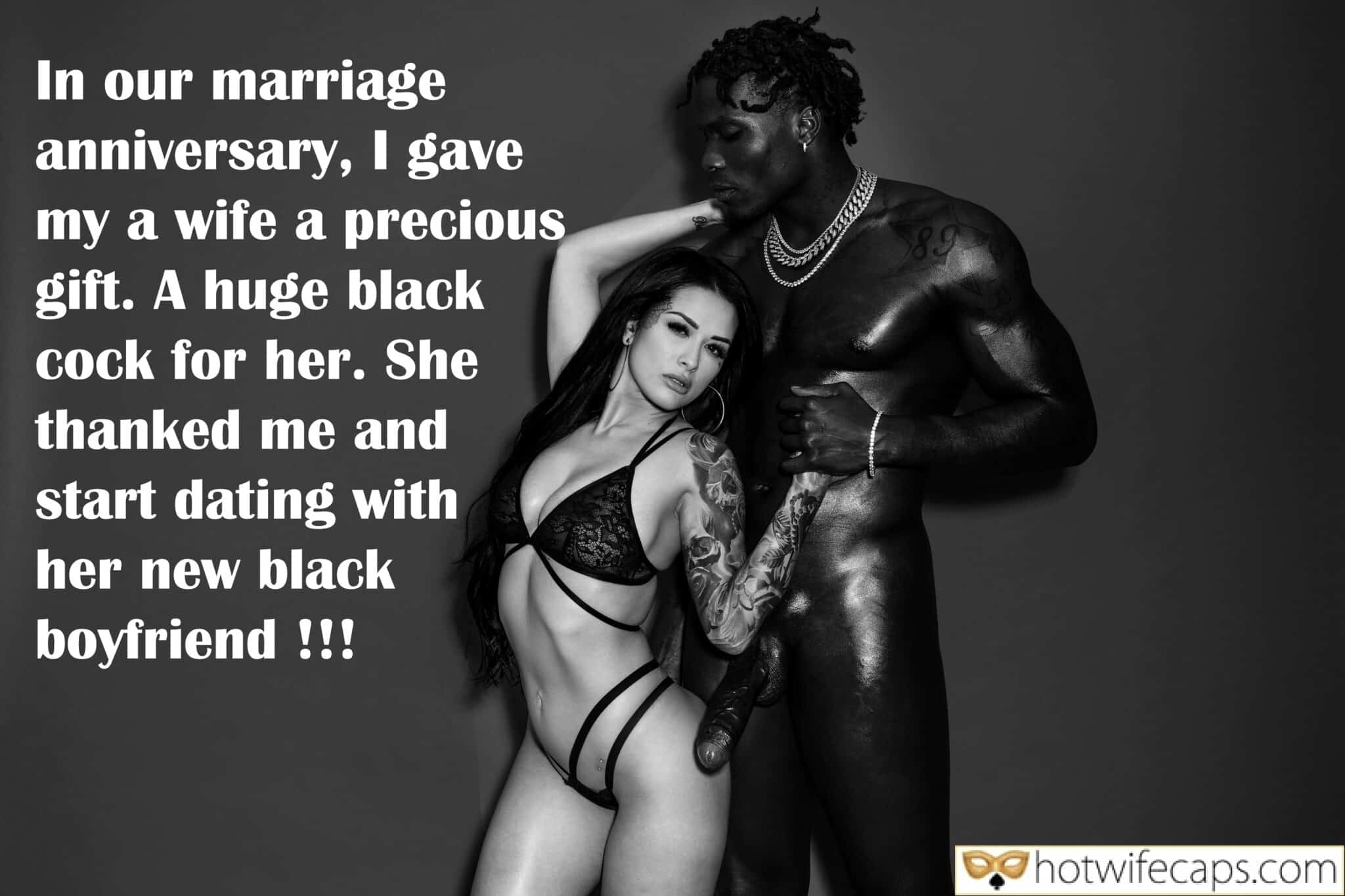 Wife Sharing Tips Texts Submitted by Users 🔥 Getting Ready Cuckold Stories Cuckold Cleanup Cheating Bull Bigger Cock BBC hotwife caption: In our marriage anniversary, I gave my a wife a precious gift. A huge black cock for her. She thanked me and start dating with her new black boyfriend!!! A Good Gift for a Wife – the BBC