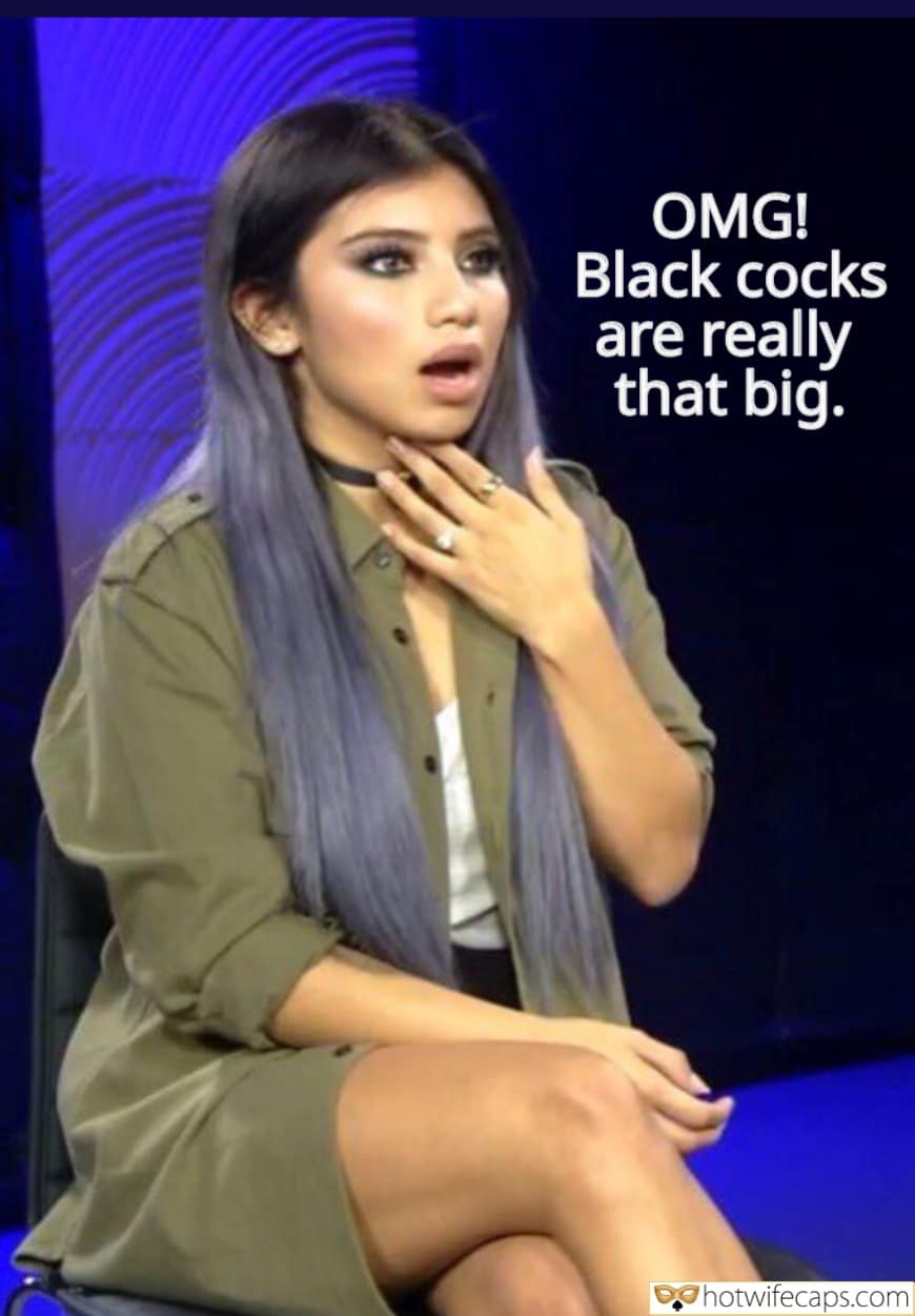 Tips Texts Submitted by Users 🔥 Sexy Memes Bull Bigger Cock BBC hotwife caption: OMG! Black cocks are really that big. Your Girl’s Face After a Real BBC