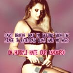 Sexy Blondie Slut Is Wearing Black