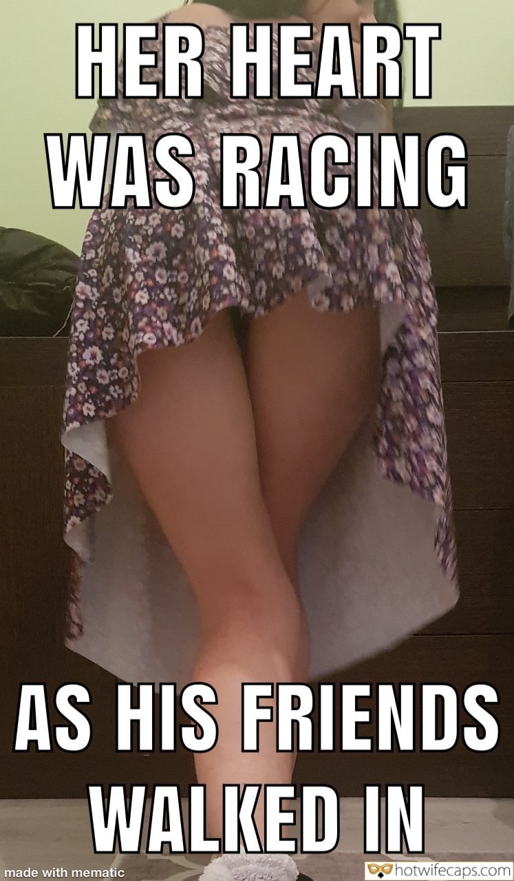 Wife Sharing Tips Texts Submitted by Users 🔥 My Favorite Getting Ready Friends Flashing Bully Bull hotwife caption: HER HEART WAS RACING AS HIS FRIENDS WALKED IN! She Is a Real HotWife