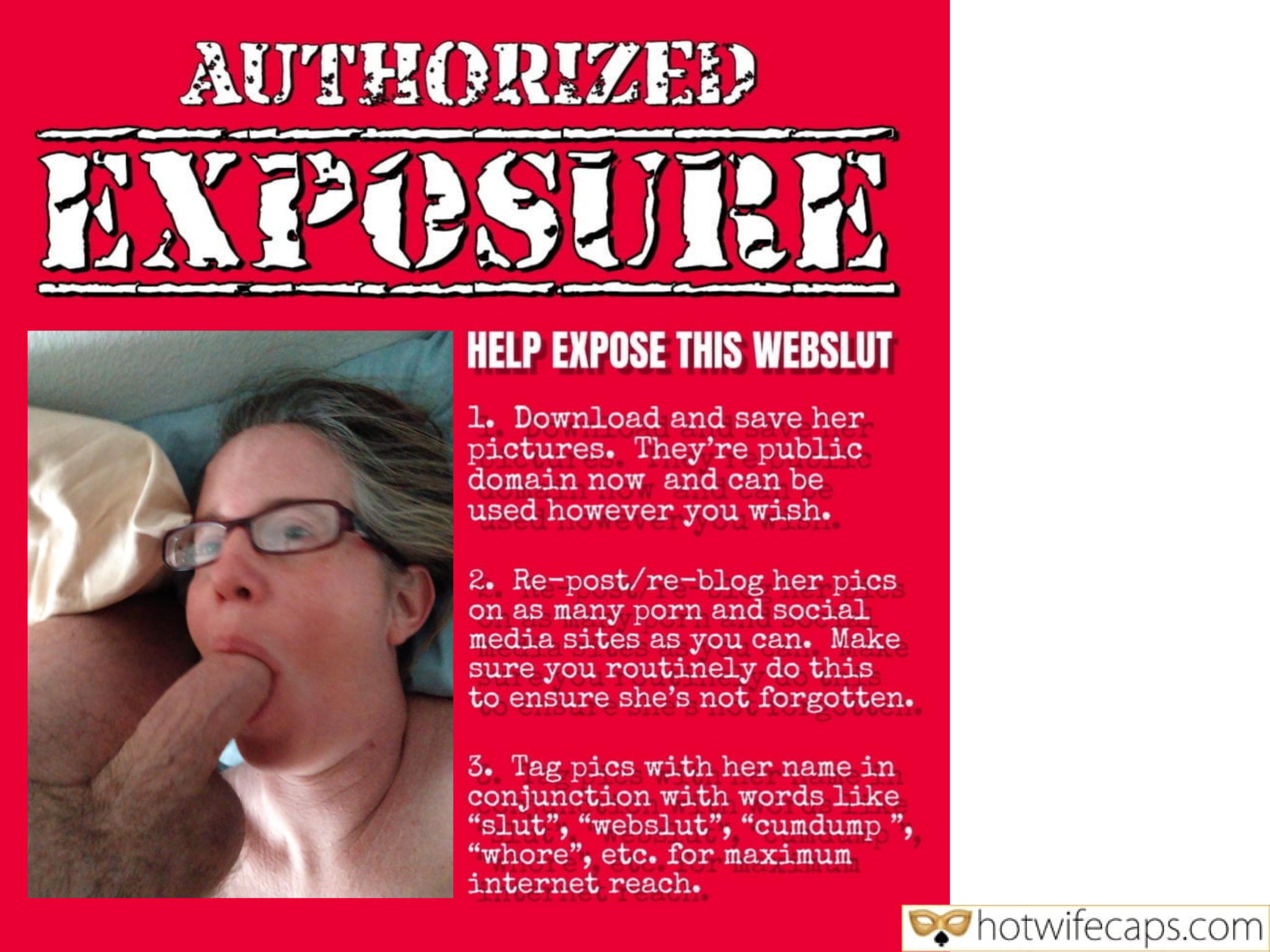 Submitted by Users 🔥 My Favorite Getting Ready Flashing Bully Bull Bottomless BBC hotwife caption: Some Facts About Web Sluts