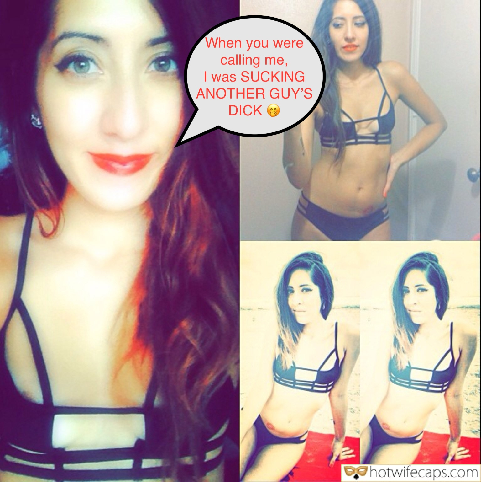 Wife Sharing Texts Submitted by Users 🔥 Sexy Memes Cuckold Stories Cheating Bully Bull Blowjob Bigger Cock hotwife caption: When you were calling me, I was SUCKING ANOTHER GUY’S DICK… Your Wife Didn’t Answer Your Call Because She Was Busy Sucking Dick