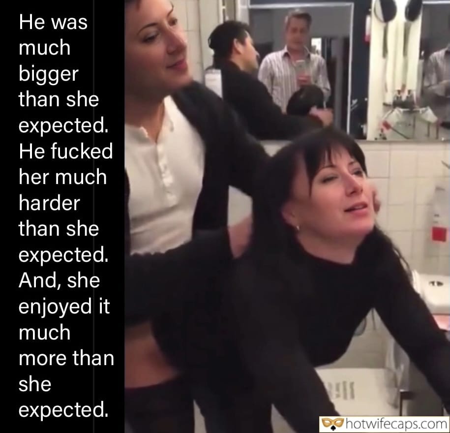 Wife Sharing Submitted by Users 🔥 Bull Bigger Cock hotwife caption: He was much bigger than she expected. He fucked her much harder than she expected. And, she enjoyed it much more than she expected. Her Bull Is “More” in Every Way