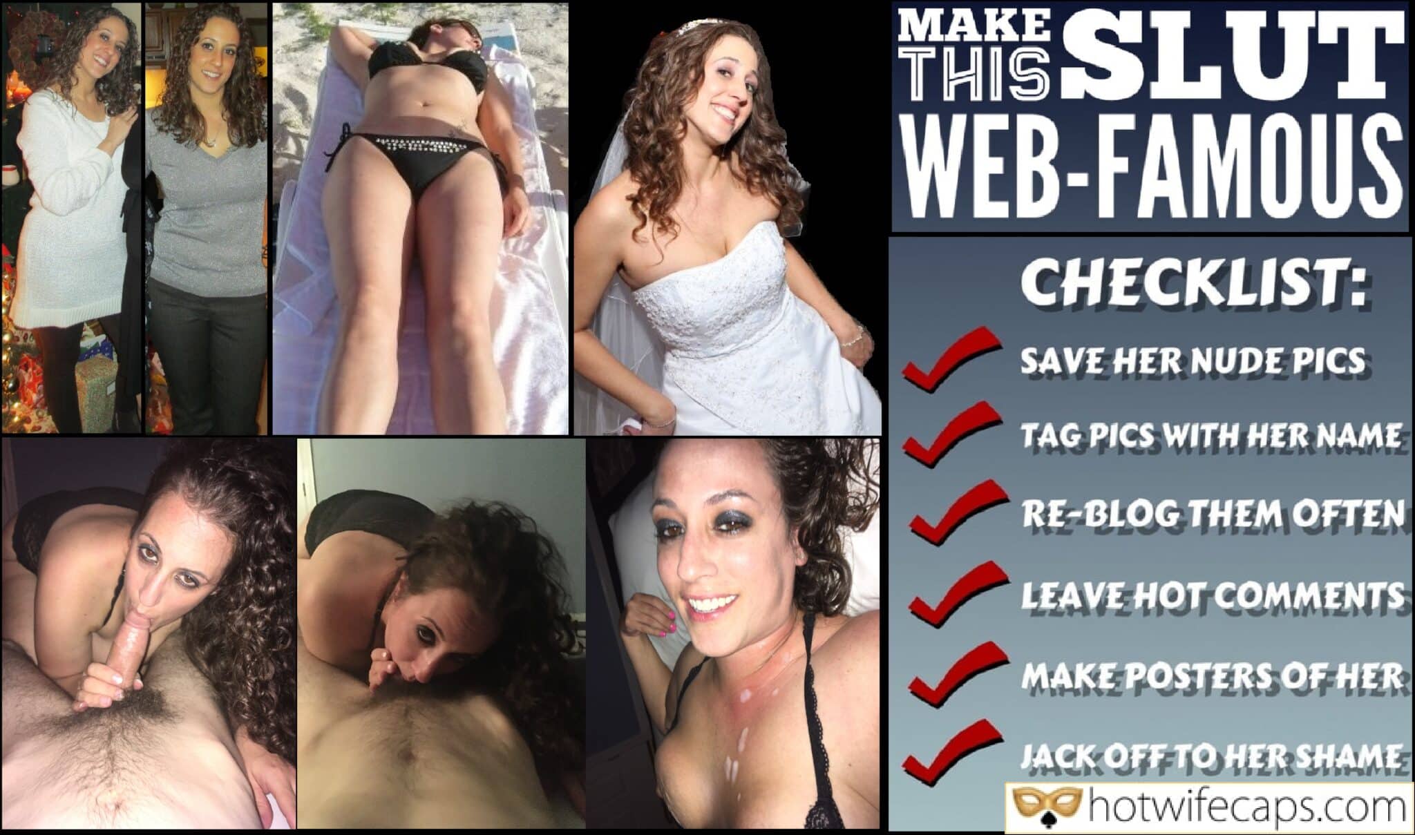 Exposed Slut Wife on Web!