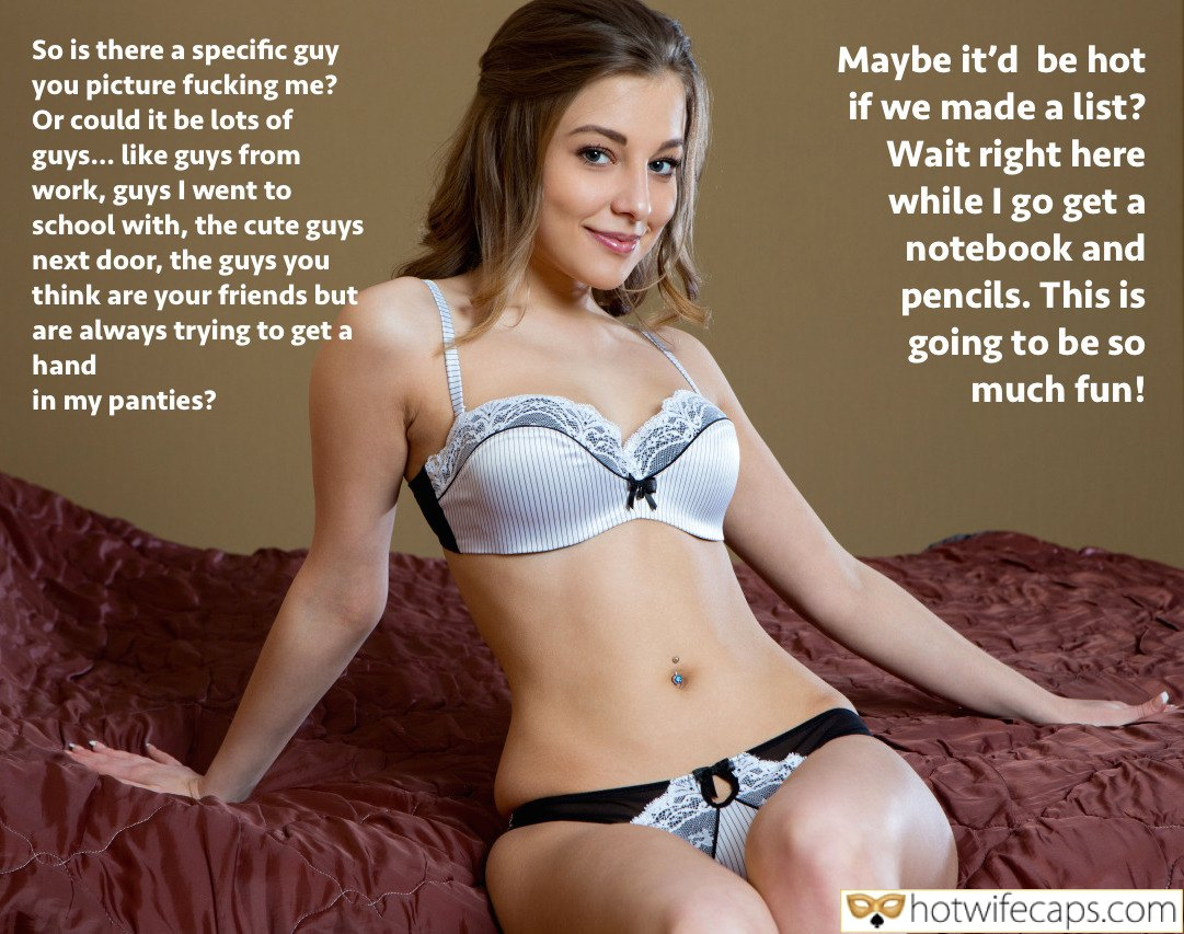 Tips Texts Submitted by Users 🔥 My Favorite Cuckold Stories Cuckold Cleanup Bully Bull Bigger Cock hotwife caption: So is there a specific guy you picture fucking me? Or could it be lots of guys… like guys from work, guys I went to school with, the cute guys next door, the guys you think are your friends but...