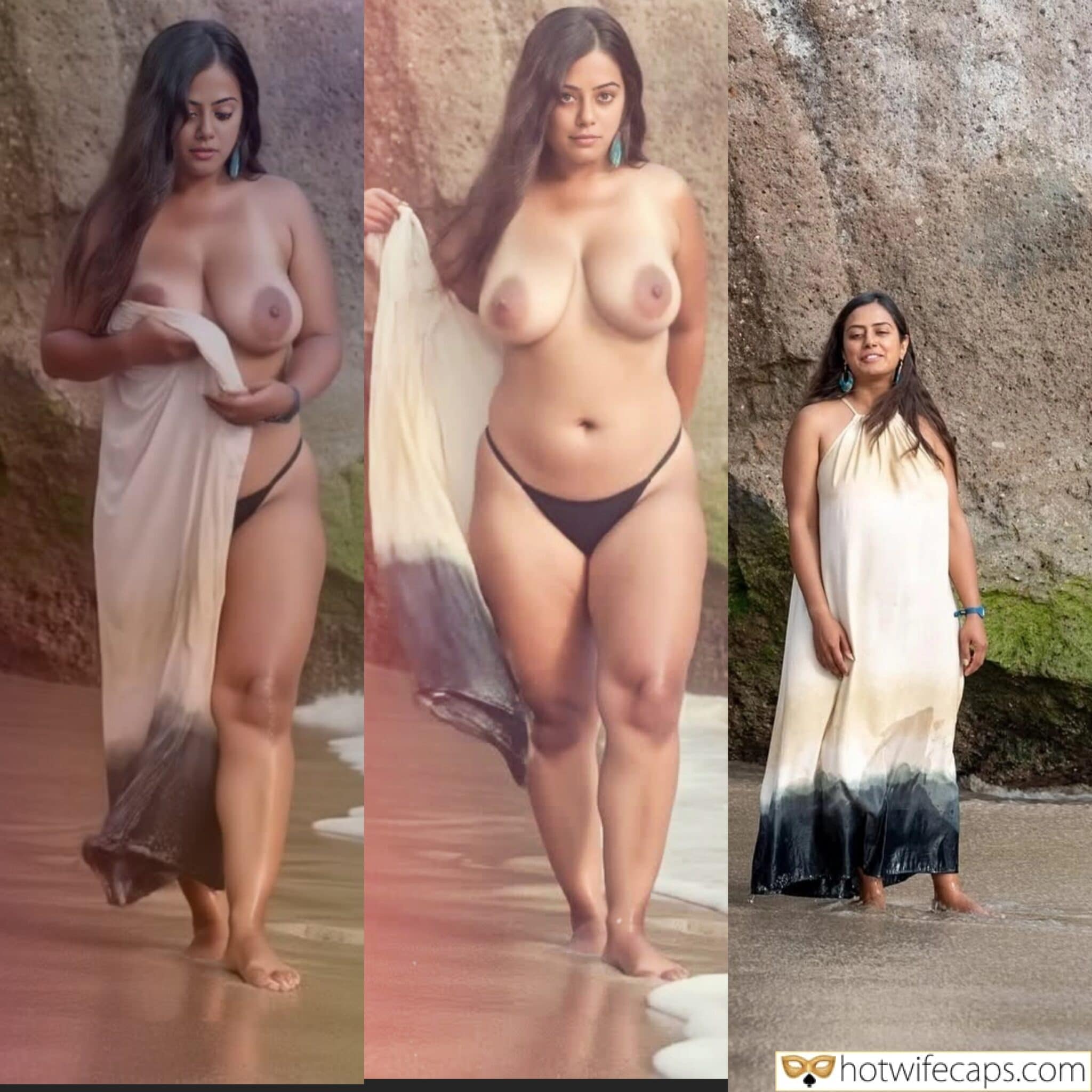 Femdom Dirty Talk Cum Slut Cuckold Cleanup hotwife caption: Would you like to spend time with her? She Is Super Sexy