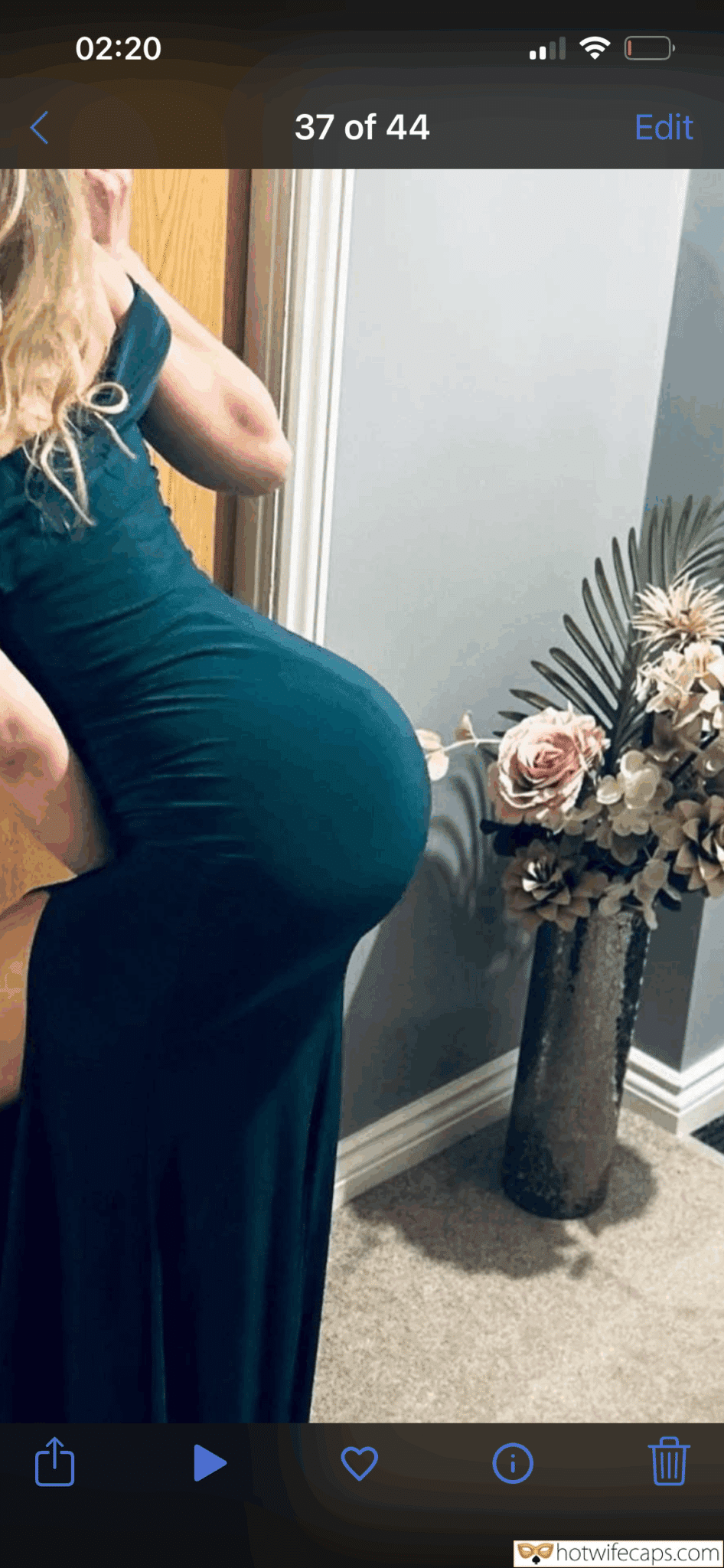 Wife Sharing Submitted by Users 🔥 My Favorite Getting Ready Flashing Bottomless Anal hotwife caption: I love this ass!! Sexy Bum in Dress