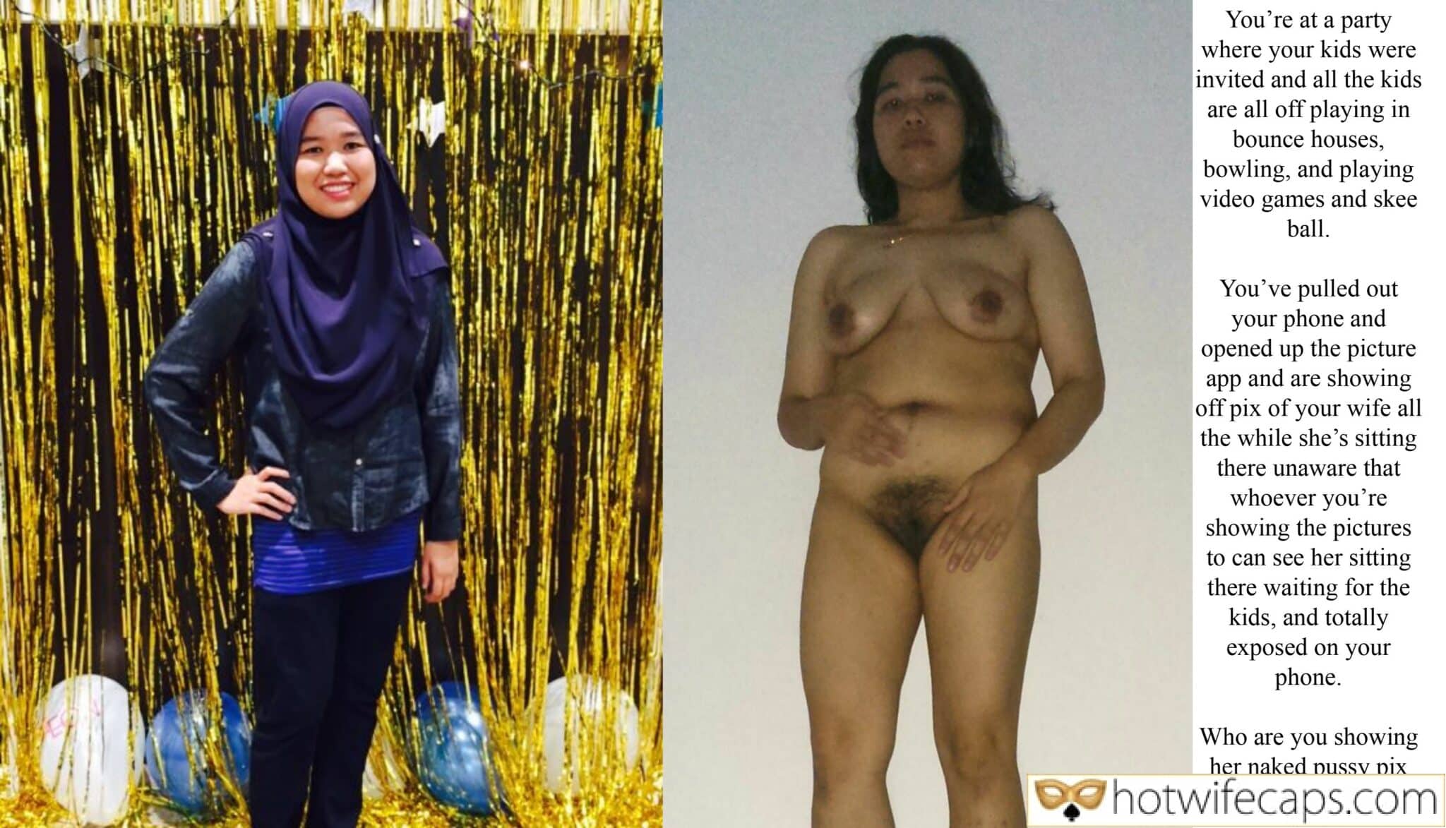 Wife Sharing Tips Texts Submitted by Users 🔥 No Panties My Favorite Humiliation Getting Ready Flashing Cuckold Stories Bottomless hotwife caption: You’re at a party where your kids were invited and all the kids are all off playing in bounce houses, bowling, and playing video games and skee ball. You’ve pulled out your phone and opened up the picture app and...