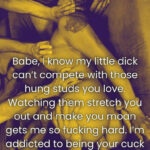 Babe, I Know My Little Dick Can’t Compete With Those Hung Studs You Love