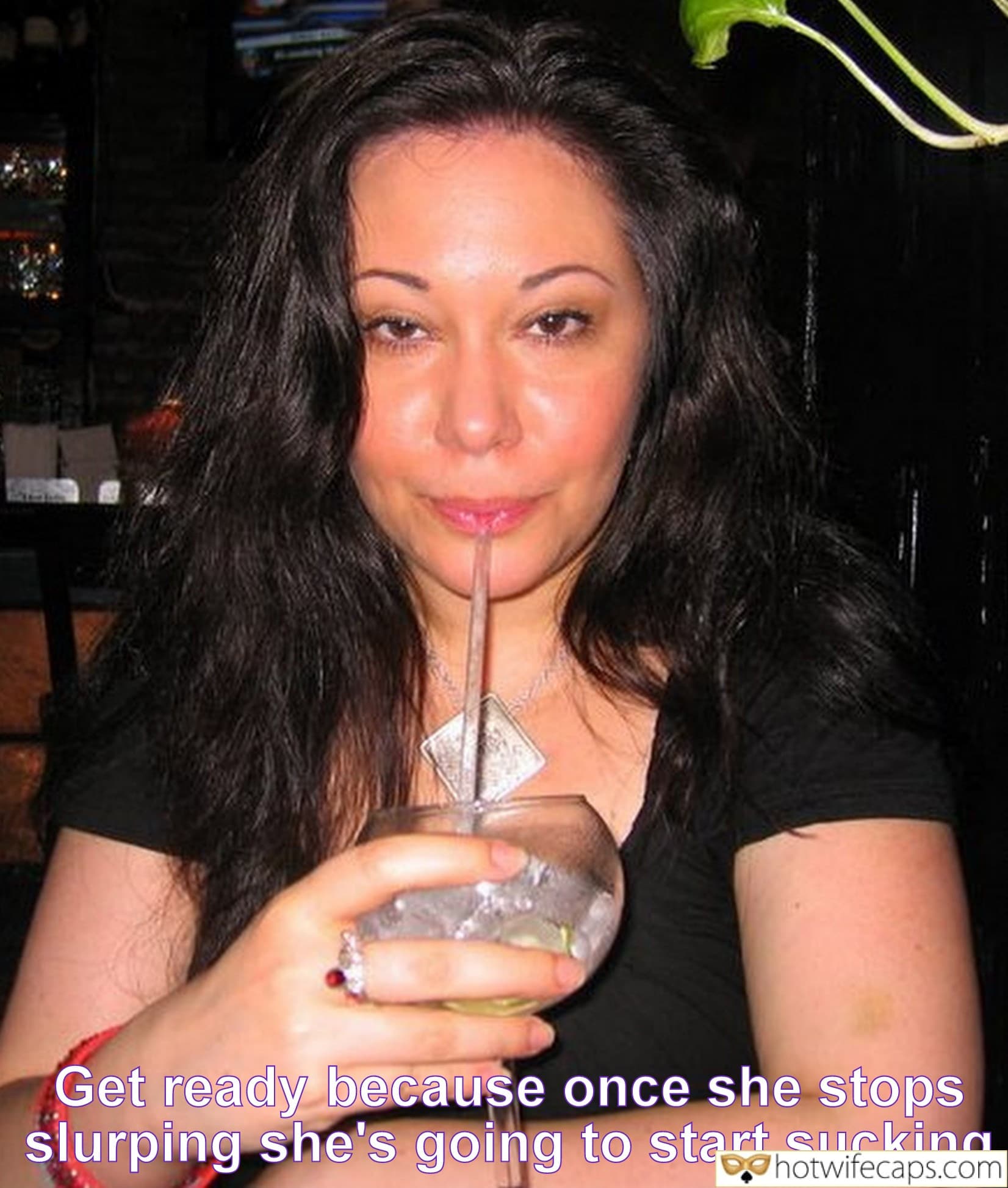 Wife Sharing Submitted by Users 🔥 Sexy Memes My Favorite Humiliation Getting Ready Flashing Cheating hotwife caption: Get ready because once she stops slurping she’s going to start sucking! From Slurping Booze to Sucking Cock