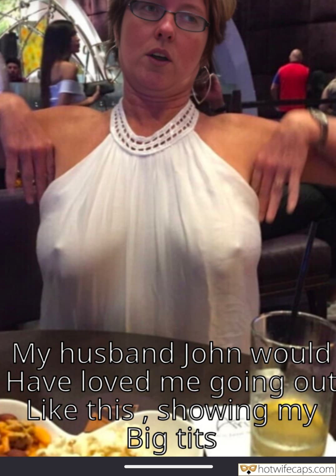 Submitted by Users 🔥 Public My Favorite Getting Ready Flashing Femdom hotwife caption: My husband John would Have loved me going out. Like this, showing my Big tits! Marie Birch – Horny Widow Is Flashing Her Nipples