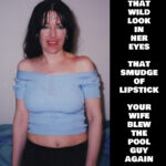 Wifey in Blue After a Good Blowjob