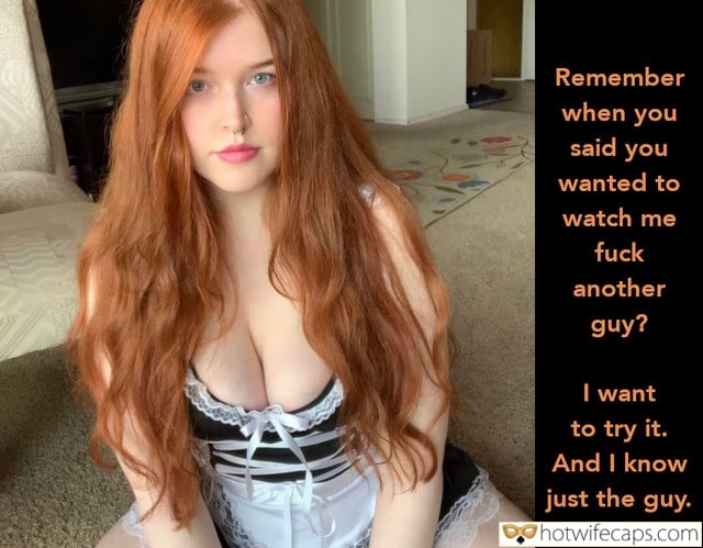 Submitted by Users 🔥 Getting Ready Flashing Dirty Talk Cuckold Stories Cuckold Cleanup hotwife caption: I want to try it. And I know just the guy. Remember When You Said You Wanted to Watch Me Fuck Another Guy?