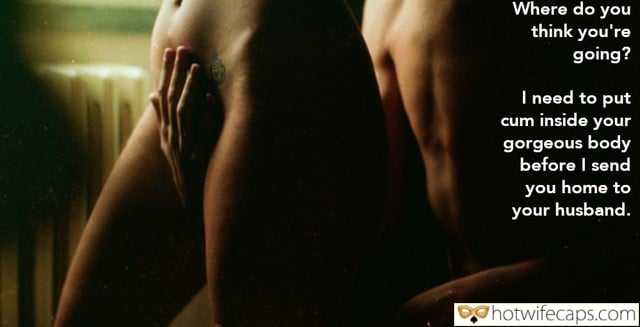 Submitted by Users 🔥 My Favorite Masturbation Handjob Flashing hotwife caption: Where do you think you’re going? I need to put cum inside your gorgeous body before I send you home to your husband. Bull Is Stroking Young Pussy